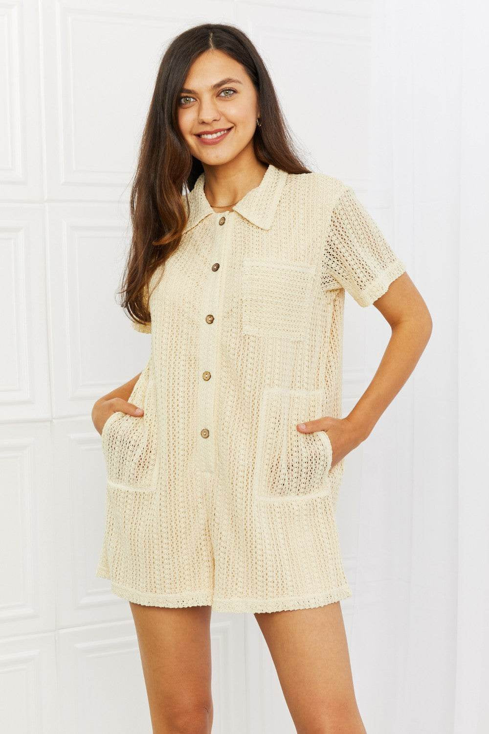HEYSON Ready for the Day Crochet Romper