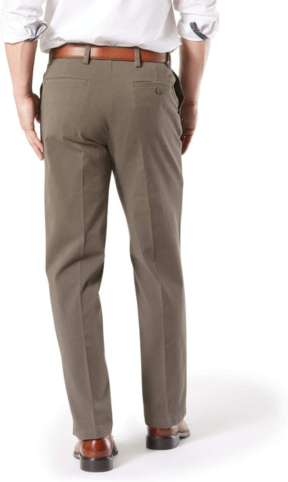 Men'S Classic Fit Workday Khaki Smart 360 FLEX Pants (Standard and Big & Tall)