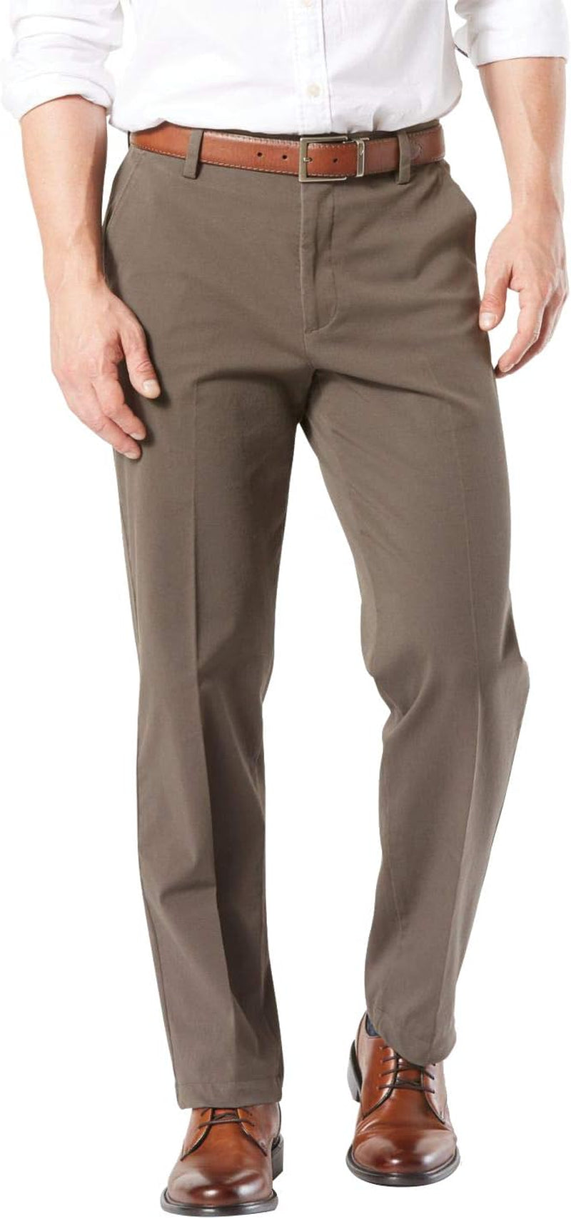 Men'S Classic Fit Workday Khaki Smart 360 FLEX Pants (Standard and Big & Tall)