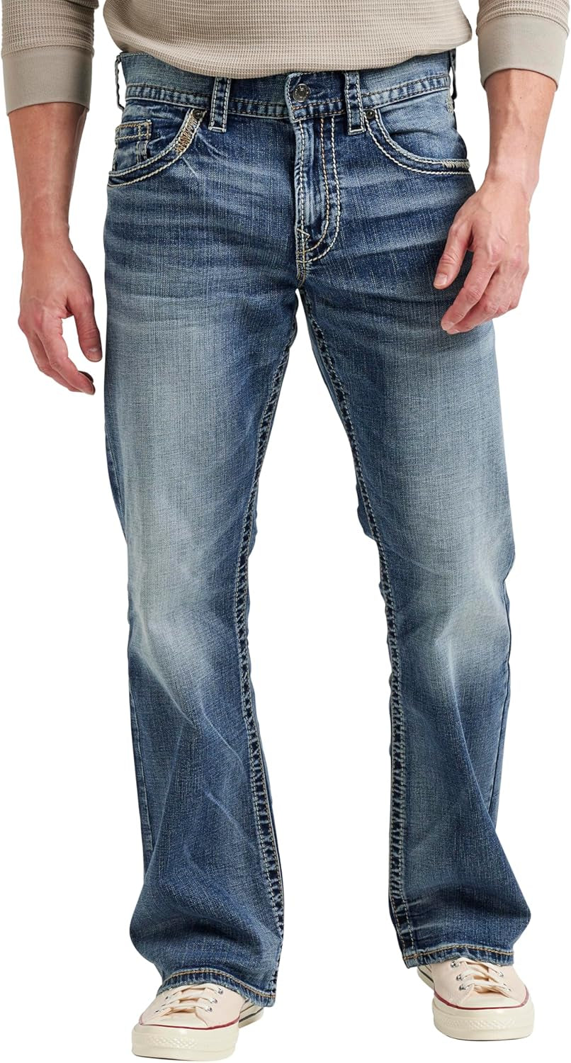 Men'S Zac Relaxed Fit Straight Leg Jeans
